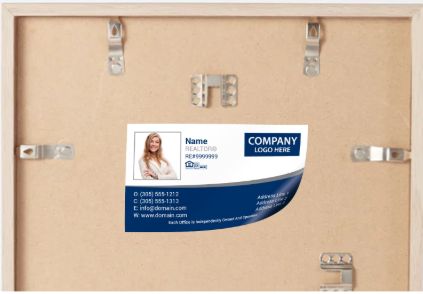 Business Card Sticker