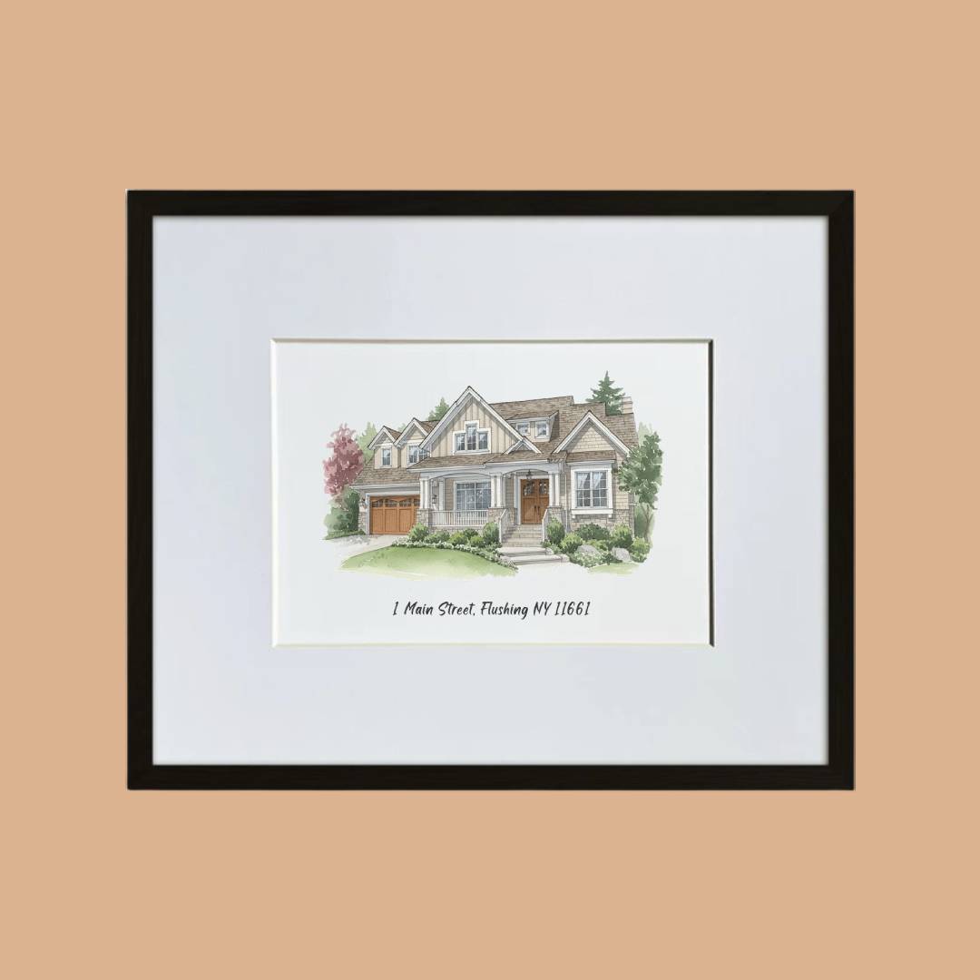 Framed Watercolor