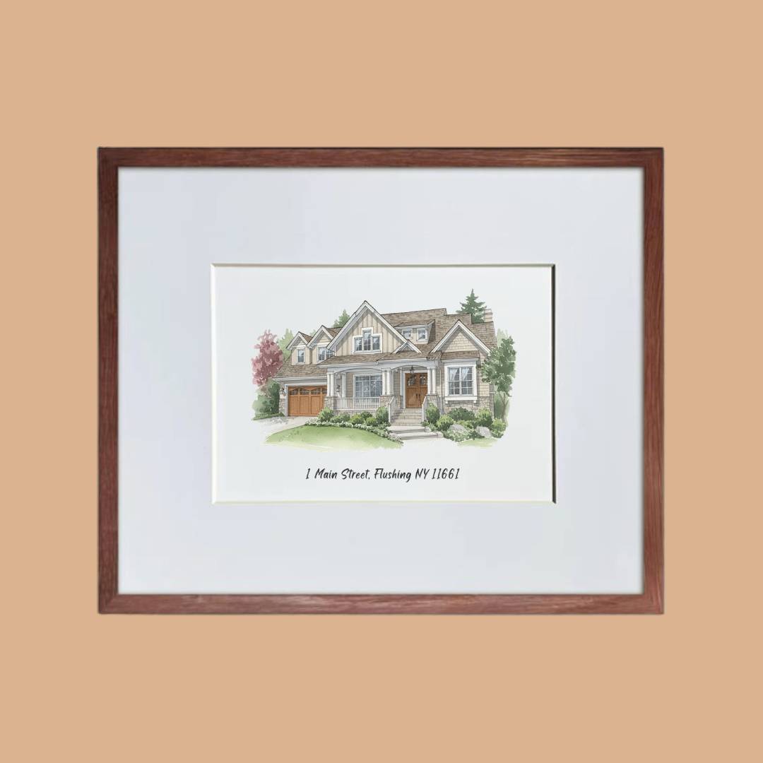Framed Watercolor
