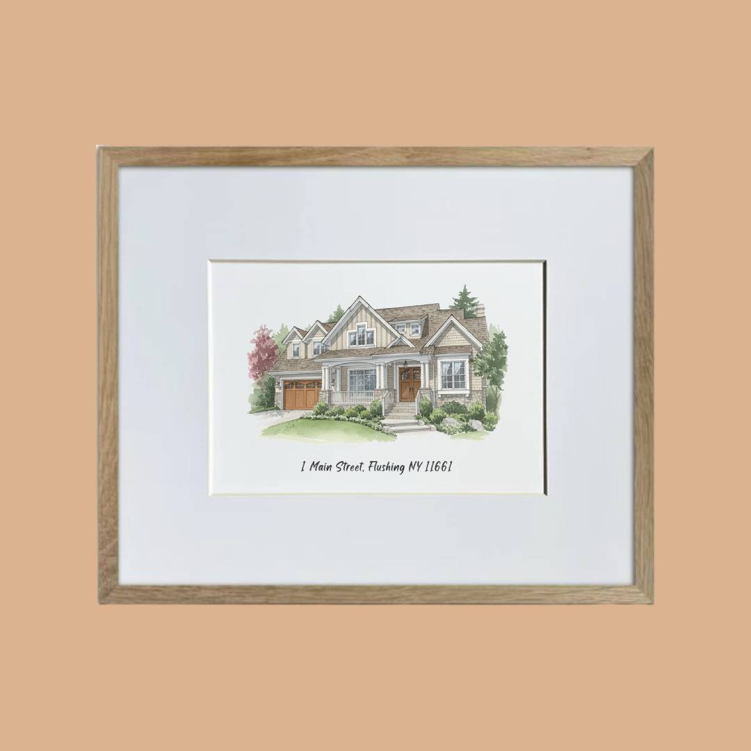 Framed Watercolor