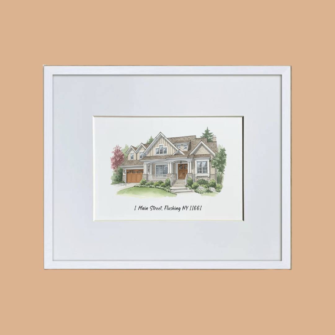 Framed Watercolor